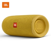 JBL FLIP5 音乐万花筒五代 便携式蓝牙音箱 低音炮 防水设计 支持多台串联 户外迷你音箱 芥末黄