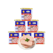 梅林 午餐肉罐头 火腿早餐 火锅毛血旺涮肉食材火锅食材 340g*6 中粮出品（新老包装交替发货）