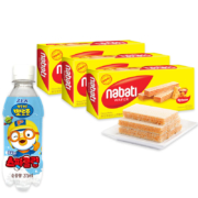 京东特价app: 丽芝士（Richeese）纳宝帝奶酪威化饼干 奶酪味145g*3盒+zek牛奶味气泡水