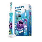 飞利浦（PHILIPS）儿童电动牙刷 小王子款 蓝牙版声波震动牙刷(带刷头*2)2档力度