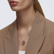 国内875元！Swarovski 施华洛世奇 Further 立体编结双环水晶项链5240525  直邮含税到手￥419.29