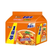 京东特价：康师傅 方便面 一倍半 番茄鸡蛋牛肉面  5袋