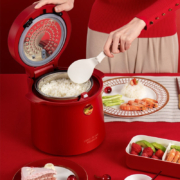 VELOSAN(联名款)URBANSPLASH联合款电饭煲家用智能2L升迷你智能预约多功能电饭锅 电饭煲（红色2L）