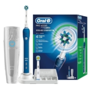 博朗OralB/欧乐b 声波电动牙刷P4000 欧乐比成人自动情侣充电牙刷