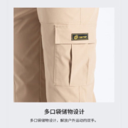 探拓（TECTOP）工装裤男秋冬保暖直筒多口袋休闲裤男冬季工作裤耐磨长裤子女 女款-黑色12147224KZ XL