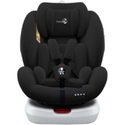 贝蒂乐360度旋转儿童安全座椅0-12岁汽车用可坐可躺安全椅isofix硬接口婴儿宝宝车载坐椅 魔力黑（360度旋转+双接口+骨架加宽）659元 (需用券)