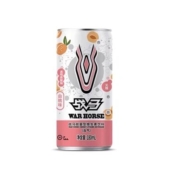 88VIP：战马 能量型无糖含气维生素功能饮料（白桃味）180ml*24罐