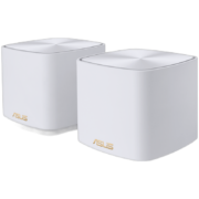 华硕（ASUS） 分布路由器千兆灵耀AX小魔方XD4 无线穿墙 全屋覆盖WiFi6 Mesh智能组网 白色双只装-全国免费安装