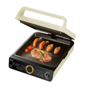 美的（Midea）电饼铛可拆洗家用双面加热 不沾加深加大煎饼锅烙饼锅深盘三明治早餐机电饼锅JK2727W6-006