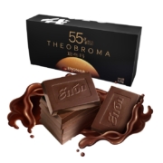 怡浓可可脂黑巧克力55%可可含量苦甜均衡生日礼物喜糖休闲食品120g