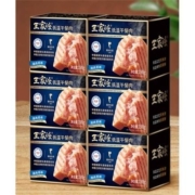 plus会员：眉州东坡 王家渡低温午餐肉 198g*6盒(原味)+赠198g*2盒(黑胡椒味)