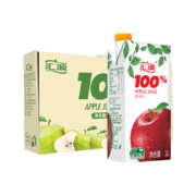 汇源果汁 100%苹果汁 浓缩果汁饮料1L*5盒