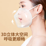 惠寻 京东自有品牌 N95型医用防护口罩独立包装50只 5层防护双层熔喷过滤 灭菌级别透气不闷防粉尘 25只*2包