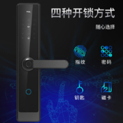 TCL 指纹锁智能门锁防盗智能锁家用半自动密码锁APP远程智控入户门电子锁防盗锁NFC木门锁L9 青春款K7L【自带门铃+超大指纹】