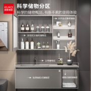 顾家家居（KUKA）浴室柜 纳米微晶石洗手盆现代简约洗脸盆卫生间洗漱台组合套装G-06202A100QSHXM