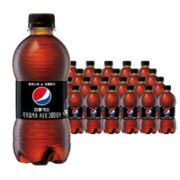 pepsi 百事 可乐 无糖 碳酸饮料 迷你小胶瓶 300ml*24瓶