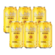 天猫U先：百事  bubly微笑趣泡饮料 百香果味 无糖  330ml*6罐装