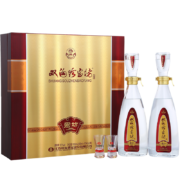 双沟 珍宝坊君坊 浓香型白酒 52度 (480ml+20ml)*2瓶 礼盒装 送礼佳选