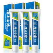 PLUS会员：云南白药牙膏 薄荷清爽型牙膏 150g*3 （赠 白桃洗护套装+牙刷2支）*2件