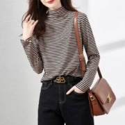 17日10点、限尺码：dme 德玛纳 女士半高领打底衫 536427220144010