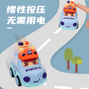 儿童小汽车男孩按压惯性回力女幼婴儿宝宝玩具车1一3岁2耐摔4警车