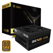 大水牛（BUBALUS）额定550W GX550半模组游戏电脑电源（80PLUS铜牌/单路42A/主动式PFC/温控/宽幅/背线）