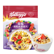 家乐氏（Kellogg’s）草莓缤纷水果麦片712g  代餐营养早餐冲饮谷物麦片含水果燕麦片即食早餐食品