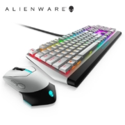 外星人（alienware） AW610M无线有线双模RGB游戏电竞专业鼠标350h续航 610M鼠标白搭配510K键盘 白