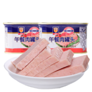 上海梅林 午餐肉火腿肠罐头 198g*2 中华老字号（不含鸡肉）方便面螺蛳粉火锅搭档