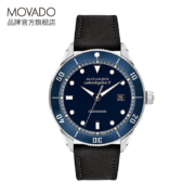 摩凡陀（MOVADO）瑞士手表 全自动机械男表 皮带男士瑞表 西部世界系列 3650107