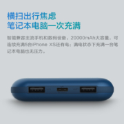 ZMI紫米20000毫安时65W大功率10proPD快充充电宝适用于Switch/苹果/华为/MacBook Pro快充QB823