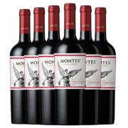 蒙特斯Montes经典系列红酒  智利原瓶进口赤霞珠干红葡萄酒750ml*6整箱装