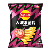 乐事（Lay's）休闲零食 大波浪薯片番茄味 135克（新老包装交替发货）