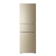 PLUS会员、概率券：Haier 海尔 金厨系列 BCD-216WMPT 风冷三门冰箱 216L 金色