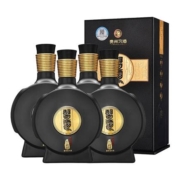 88VIP:XIJIU 习酒 窖藏1988 黑金版 53%vol 酱香型白酒 500ml*4瓶 整箱装