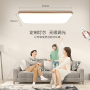 松下（Panasonic）吸顶灯 客厅灯现代简约遥控调光调色超薄LED客厅吸顶灯具灯饰 明畔HHLAZ6066A