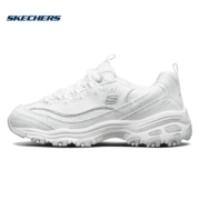 1Skechers斯凯奇春季女鞋复古运动百搭熊猫鞋内增高休闲鞋 11959-WHT 白色 35