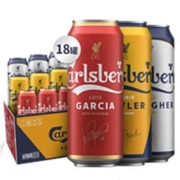 88VIP：Carlsberg 嘉士伯 x利物浦 特醇啤酒 500ml*18罐79.8元包邮（双重优惠）