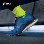 ASICS亚瑟士 男鞋舒适透气跑鞋运动鞋稳定支撑 GEL-KAYANO 28 蓝色/黑色 42