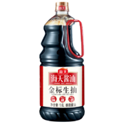 海天 酱油 金标生抽 1.6L 中华老字号 调味品 生抽酱油
