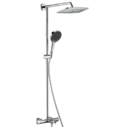 PLUS会员：hansgrohe 汉斯格雅 26777 升级境雨手持 恒温淋浴花洒套装