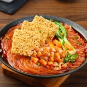 食族人（shizuren） 酸辣粉椒香小面方便速食整箱 重庆风味正宗红薯粉条粉丝 休闲零食小吃夜宵 锅巴酸辣粉120g*3+袋装酸辣粉110g*3
