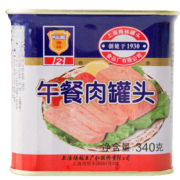上海梅林 经典午餐肉罐头 340g 中华老字号（不含鸡肉）
