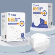 五层过滤！淳紫乐康 N95医用防护口罩 25只（独立装）