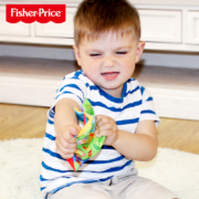 费雪(Fisher-Price)宝宝布书套装6本 婴儿布书幼儿早教启蒙学习玩具0-2岁数字动物形状视觉F0812生日礼物礼品