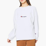 Champion 冠军 CW-V403 女士纯棉刺绣圆领套头卫衣