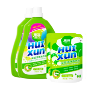 京东特价：惠寻 低泡洗衣液 4.9斤（1瓶2kg+1袋500g）