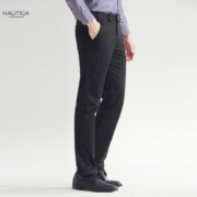 NauticaTailored秋冬款免烫男士西裤耐磨商务日常职业正装通勤裤子 藏青 30
