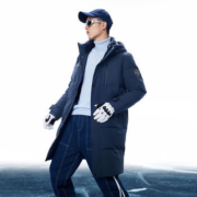 雪中飞 连帽男士羽绒服 170-185