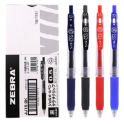 斑马牌（ZEBRA） 日本进口斑马JJ15 彩色按动中性笔水笔学生用签字笔 0.5mm 红色R 10支装